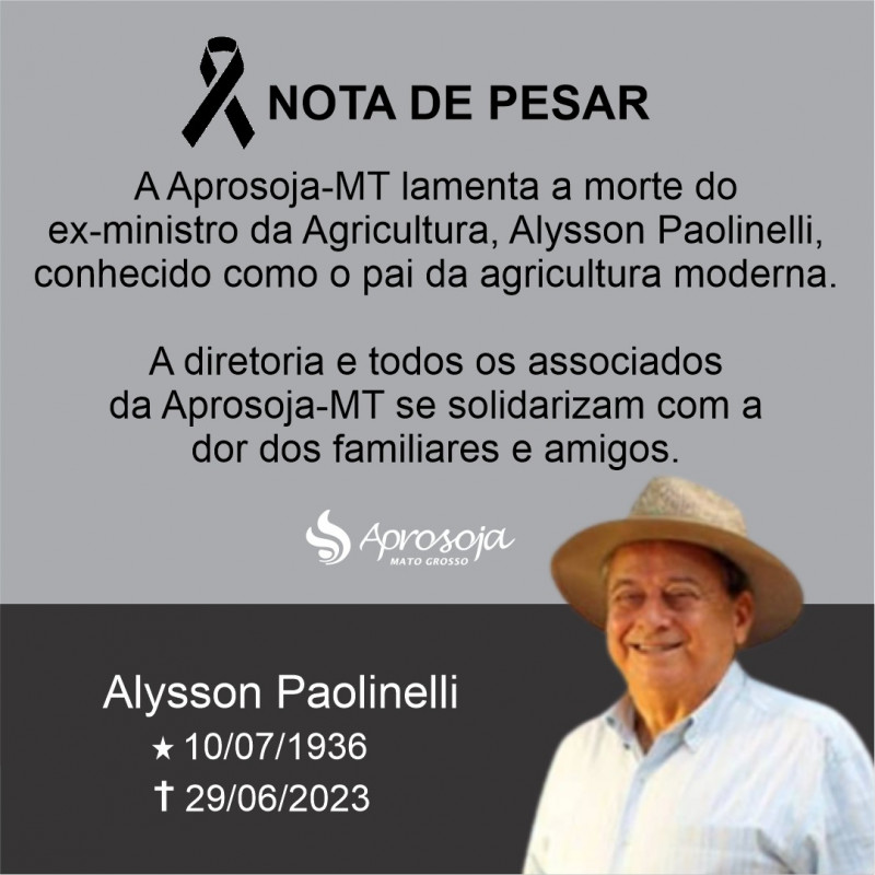 Morre Alysson Paolinelli, pai da agricultura moderna